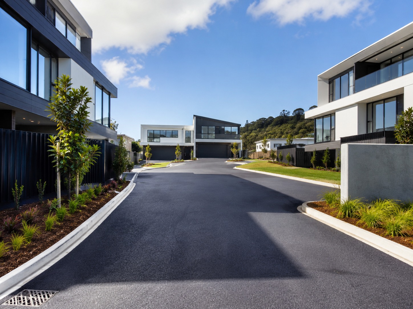 asphalt driveway project detail in Tauranga