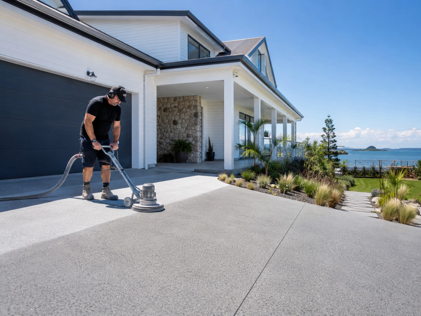 tauranga concrete grinding finish detail