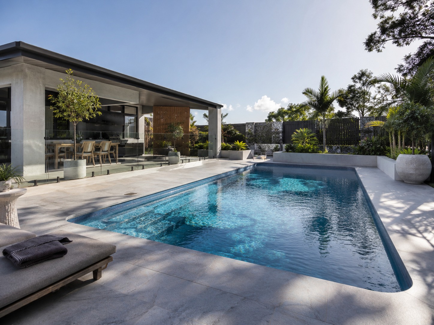 concrete pool area quote planning in Tauranga