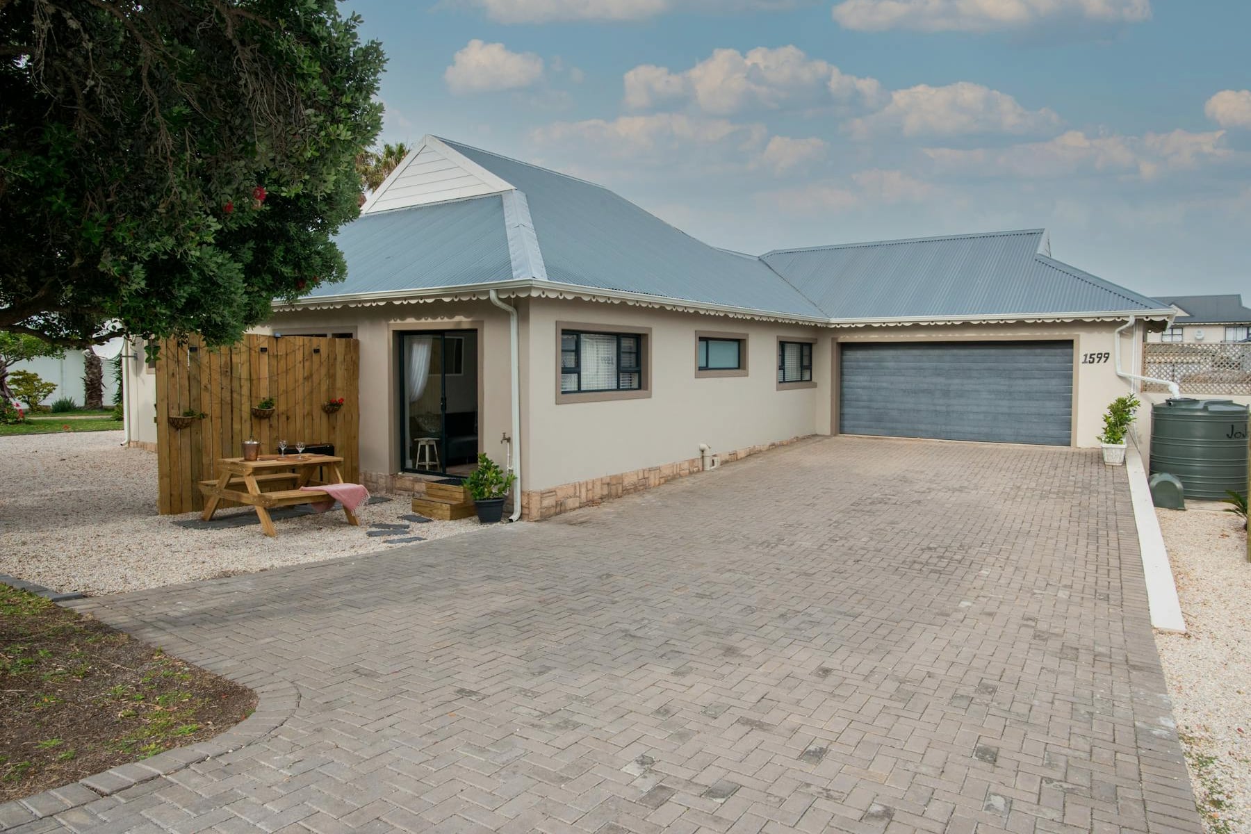 hardscaping project integrated with Tauranga outdoor construction